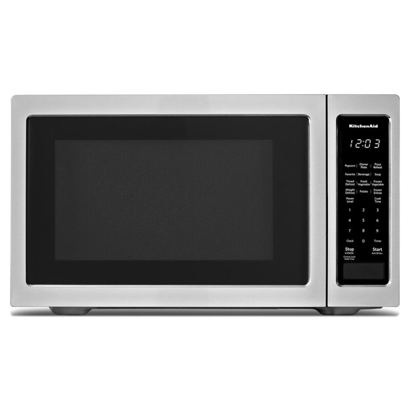 KitchenAid 21 3/4" Countertop Microwave Oven - 1200 Watt Stainless Steel KMCS1016GSS Picture 1