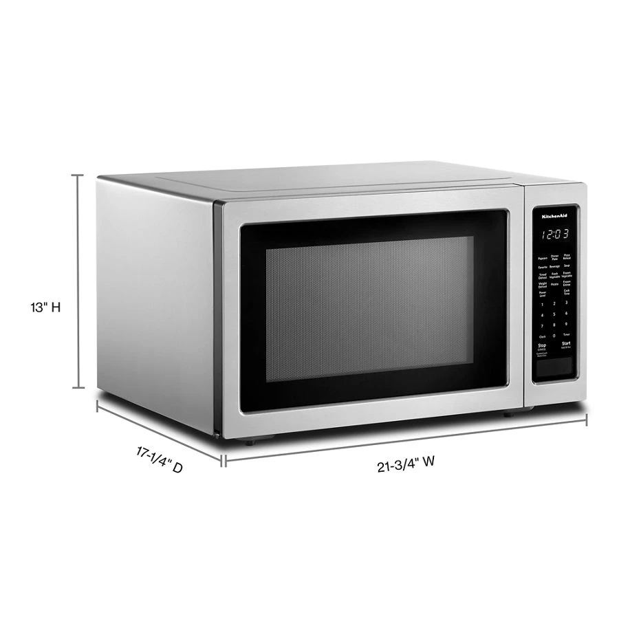 21 3/4" Countertop Microwave Oven - 1200 Watt KMCS1016GSS