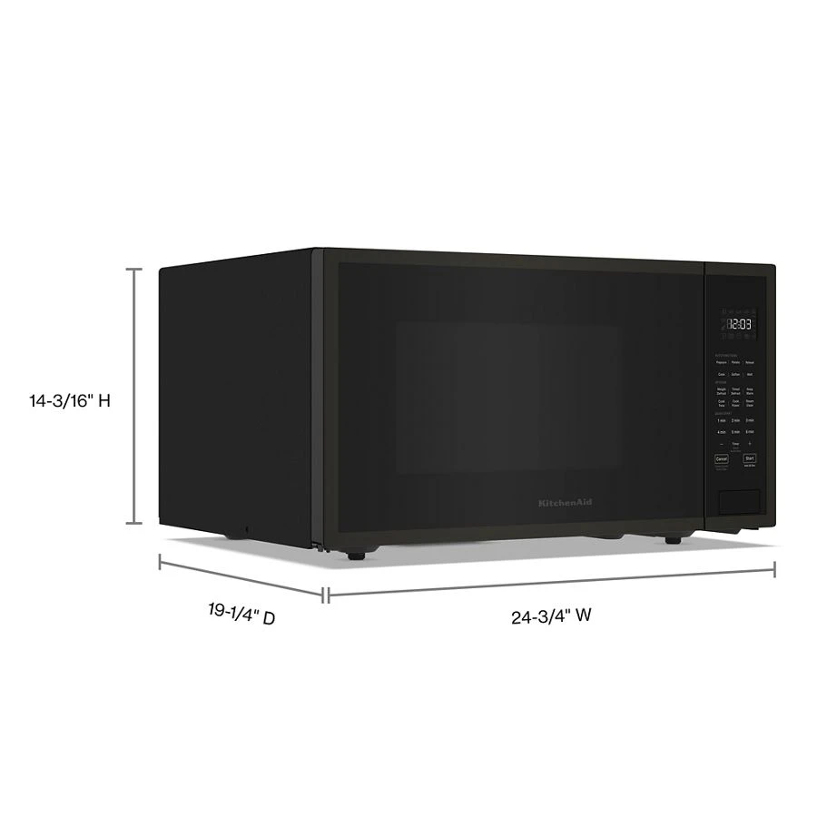 Kitchenaid® 2.2 Cu. Ft. Countertop Microwave With Auto Functions KMCS324PBS