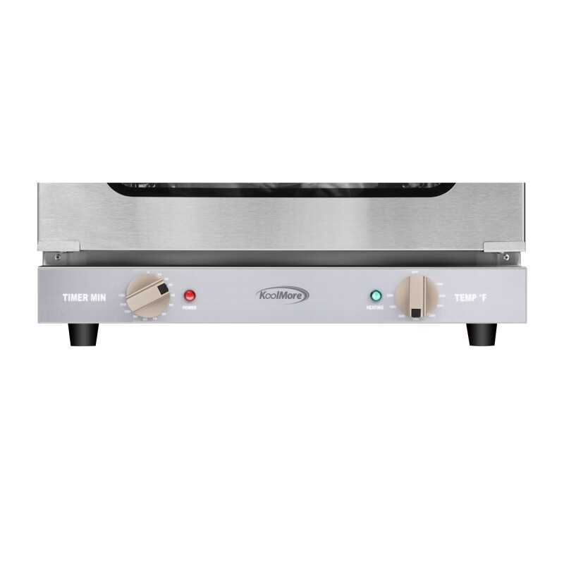 19 in. Countertop Convection Oven for Quarter-Size Pans with 3 Racks 1440W of Power in Stainless-Steel, 0.8 cu. ft. KMCTCO08