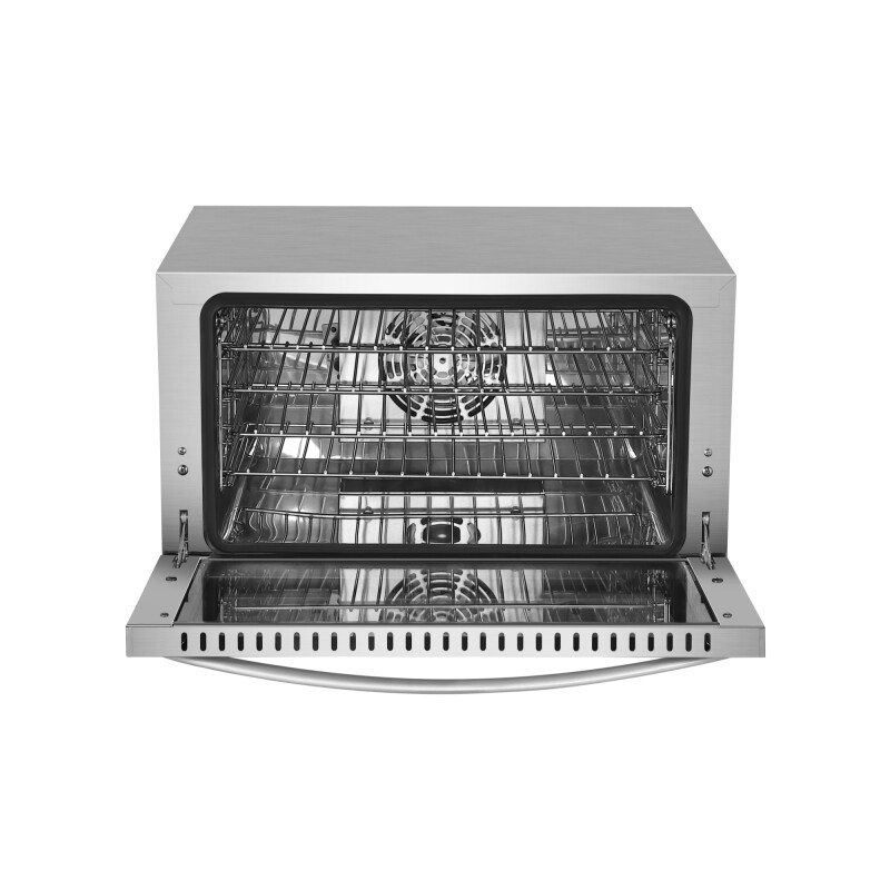 23 in. Countertop Convection Oven for Half-Size Pans with 4 Racks 1600W of Power in Stainless-Steel KMCTCO15