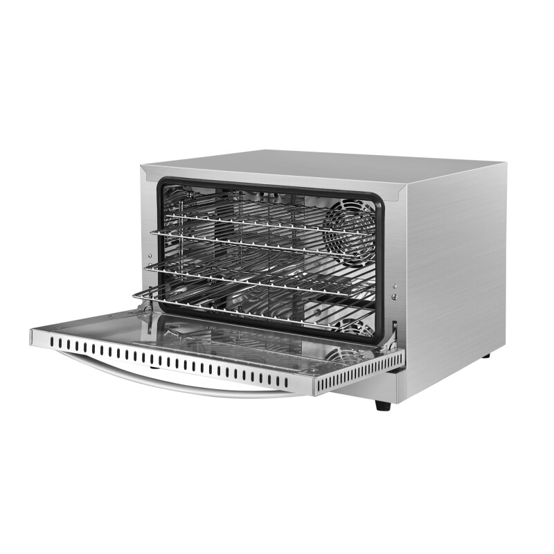 23 in. Countertop Convection Oven for Half-Size Pans with 4 Racks 1600W of Power in Stainless-Steel KMCTCO15