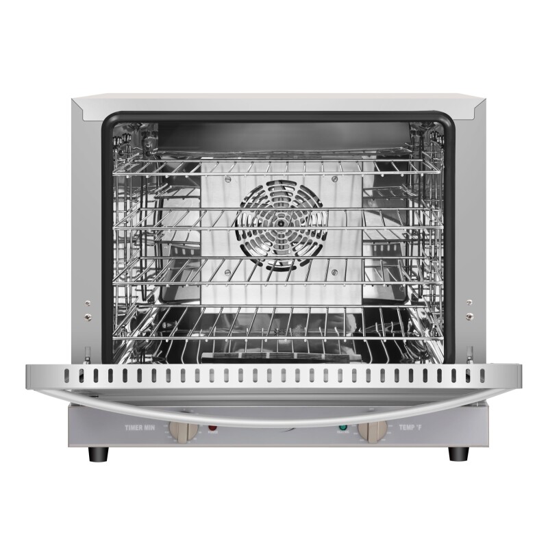 23 in. Countertop Convection Oven for Half-Size Pans with 4 Racks and 2800W of Power in Stainless-Steel - 208/240V, 2.3 cu. ft KMCTCO22023