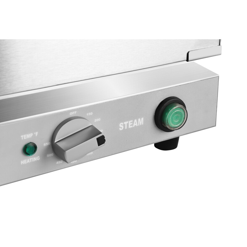 23 in. Countertop Convection Oven for Half-Size Pans with 4 Racks 2800W of Power and Steam Injection, 240V in Stainless-Steel KMCTCO23STI