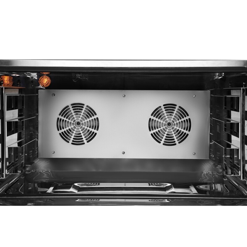 32 in. Countertop Convection Oven, Holds Full Size Pans, 4 Racks and 3500W of Power, 240V in Stainless-Steel KMCTCO44