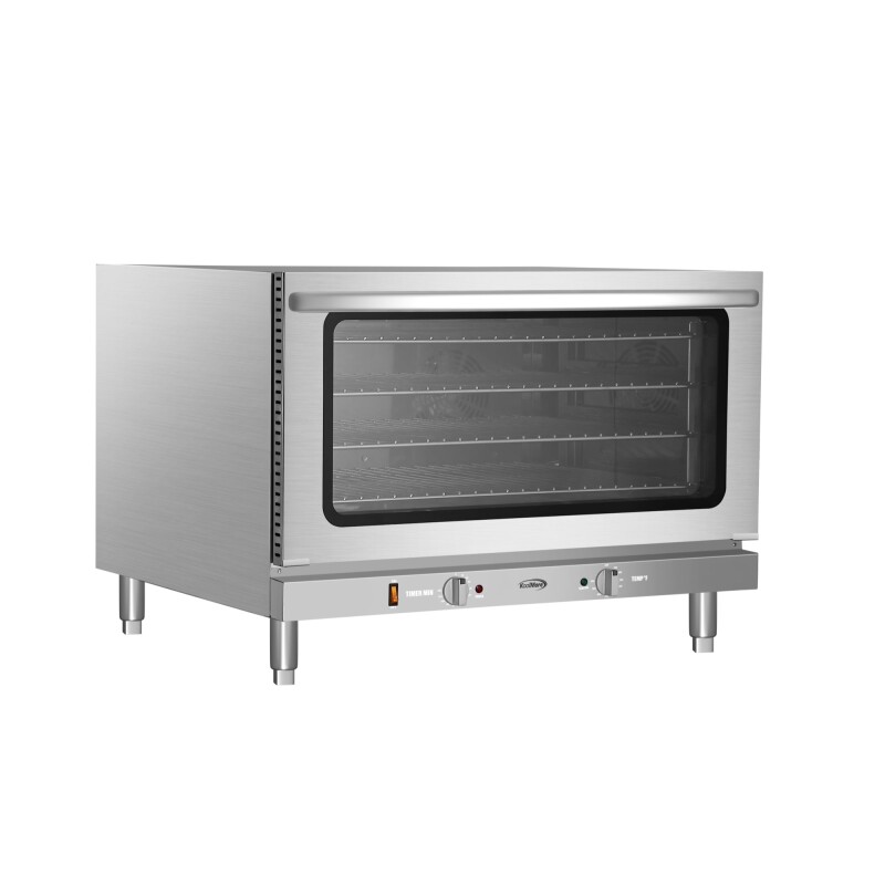 32 in. Countertop Convection Oven, Holds Full Size Pans, 4 Racks and 3500W of Power, 240V in Stainless-Steel KMCTCO44