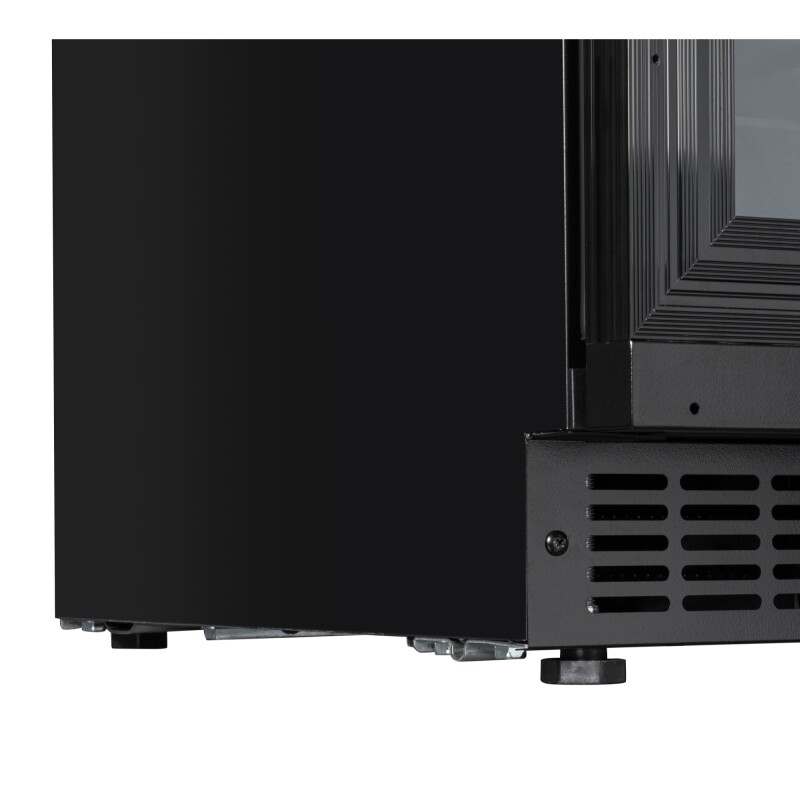 Reserve 15 in. Under-Counter Panel Ready Dual Zone Built-in Wine Cooler with 23 Bottle Capacity and Wooden Shelves in Black KMCW28DZWPR, product image 12 of 13