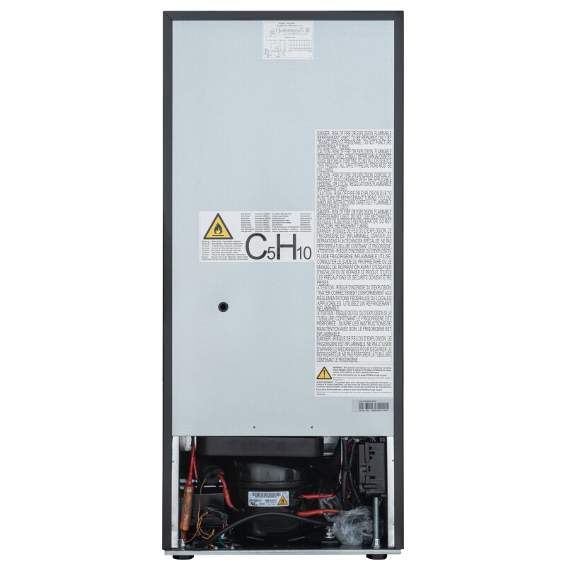 Reserve 15 in. Under-Counter Panel Ready Dual Zone Built-in Wine Cooler with 23 Bottle Capacity and Wooden Shelves in Black KMCW28DZWPR, product image 13 of 13