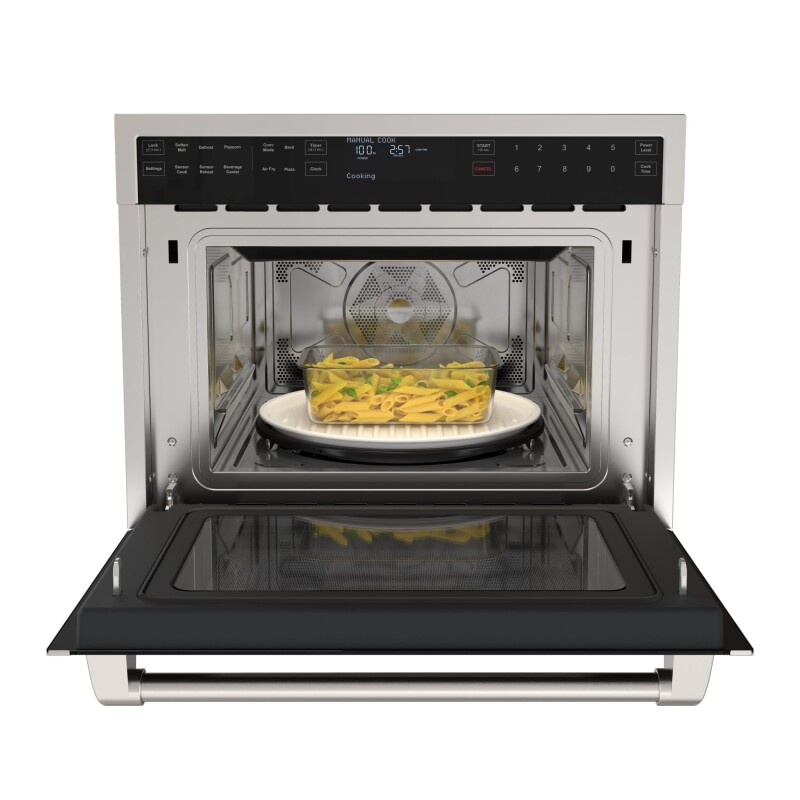 Reserve 24 in. Built-In Microwave Convection Oven with Air Fry, 3-in-1 Combo, Sensor Cook, Soft-Close Door, 1.6 cu. ft. in Stainless Steel KMCWO24AFSS, product image 2 of 13