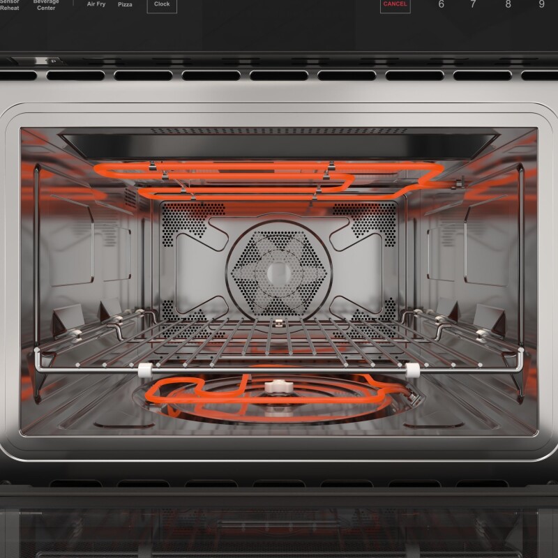 Reserve 24 in. Built-In Microwave Convection Oven with Air Fry, 3-in-1 Combo, Sensor Cook, Soft-Close Door, 1.6 cu. ft. in Stainless Steel KMCWO24AFSS, product image 12 of 13