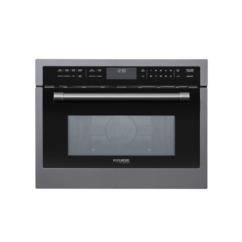 Reserve 24 in. Stainless Steel Built-in Convection Microwave Oven with Speed and Sensor Cooking, 1.6 cu. ft. in BlackKM-CWO24 -BSS KMCWO24BSS