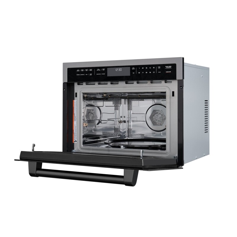 Reserve 24 in. Stainless Steel Built-in Convection Microwave Oven with Speed and Sensor Cooking, 1.6 cu. ft. in BlackKM-CWO24 -BSS KMCWO24BSS, product image 8 of 13