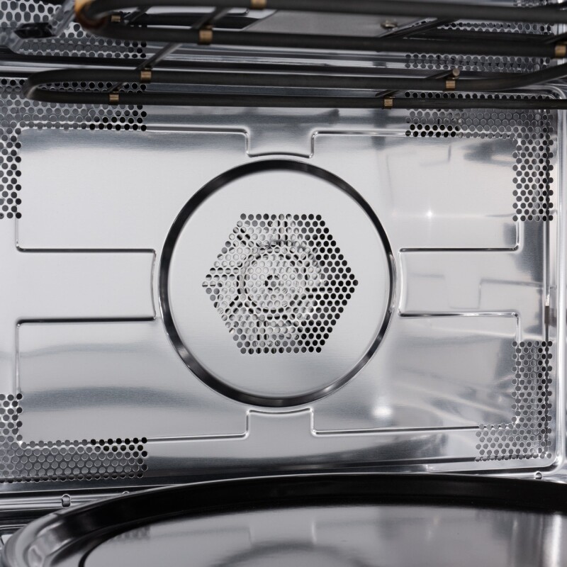 Reserve 24 in. Stainless Steel Built-in Convection Microwave Oven with Speed and Sensor Cooking, 1.6 cu. ft. in BlackKM-CWO24 -BSS KMCWO24BSS, product image 11 of 13