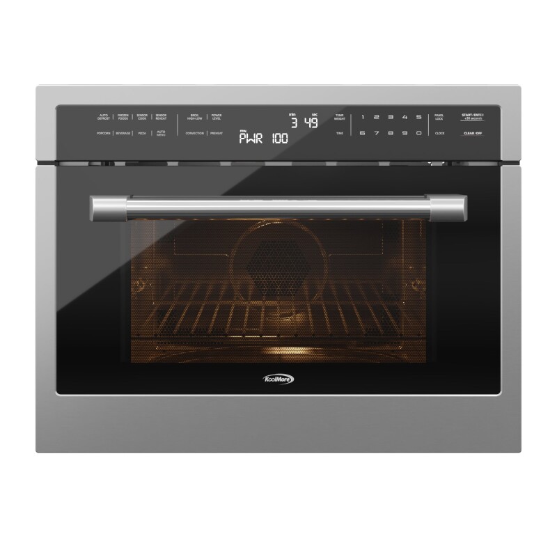 24 in. Stainless Steel Convection Oven with Microwave KMCWO24SS