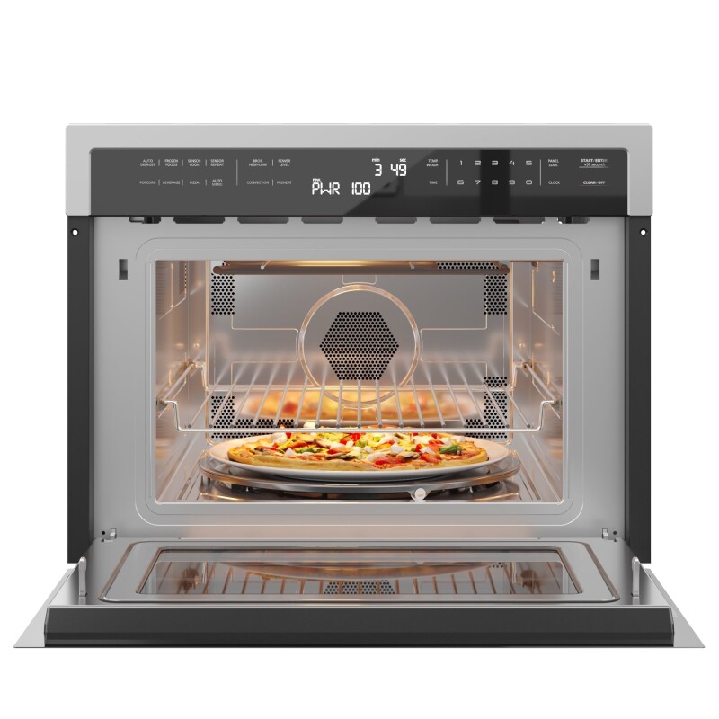 24 in. Stainless Steel Convection Oven with Microwave KMCWO24SS