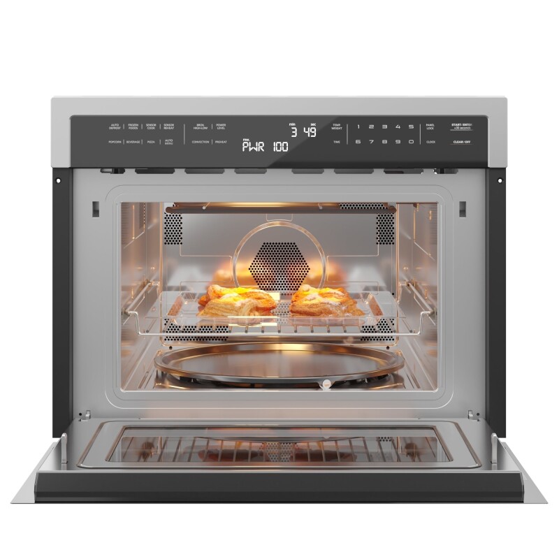 24 in. Stainless Steel Convection Oven with Microwave KMCWO24SS