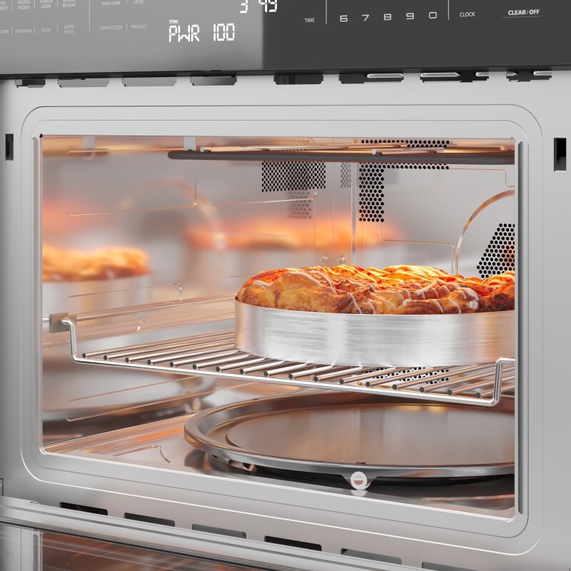 24 in. Stainless Steel Convection Oven with Microwave KMCWO24SS