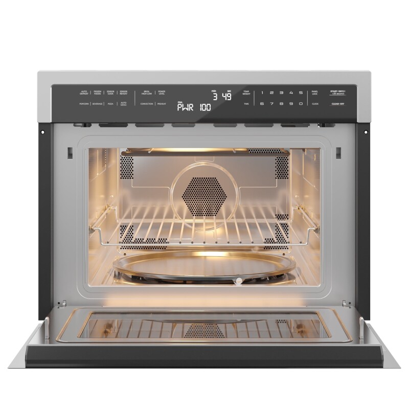 24 in. Stainless Steel Convection Oven with Microwave KMCWO24SS