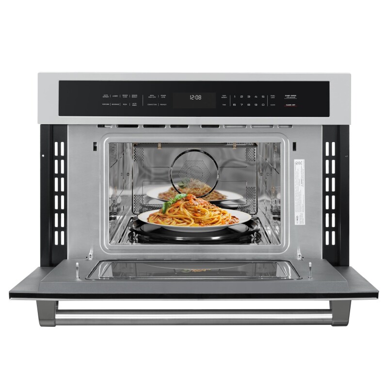 30 in. Built-In Microwave with Convection Oven and Air Fryer, 1.6 cu. ft. Capacity in Stainless-Steel KMCWO30SS