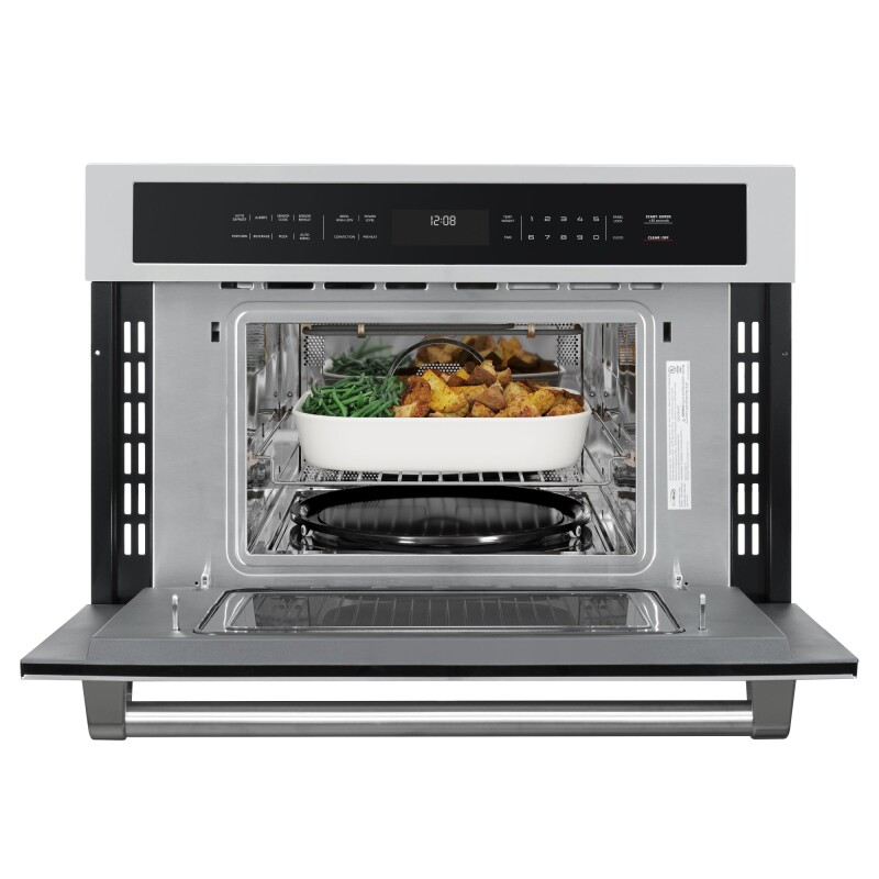 30 in. Built-In Microwave with Convection Oven and Air Fryer, 1.6 cu. ft. Capacity in Stainless-Steel KMCWO30SS