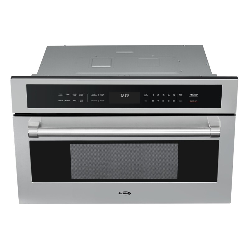 30 in. Built-In Microwave with Convection Oven and Air Fryer, 1.6 cu. ft. Capacity in Stainless-Steel KMCWO30SS