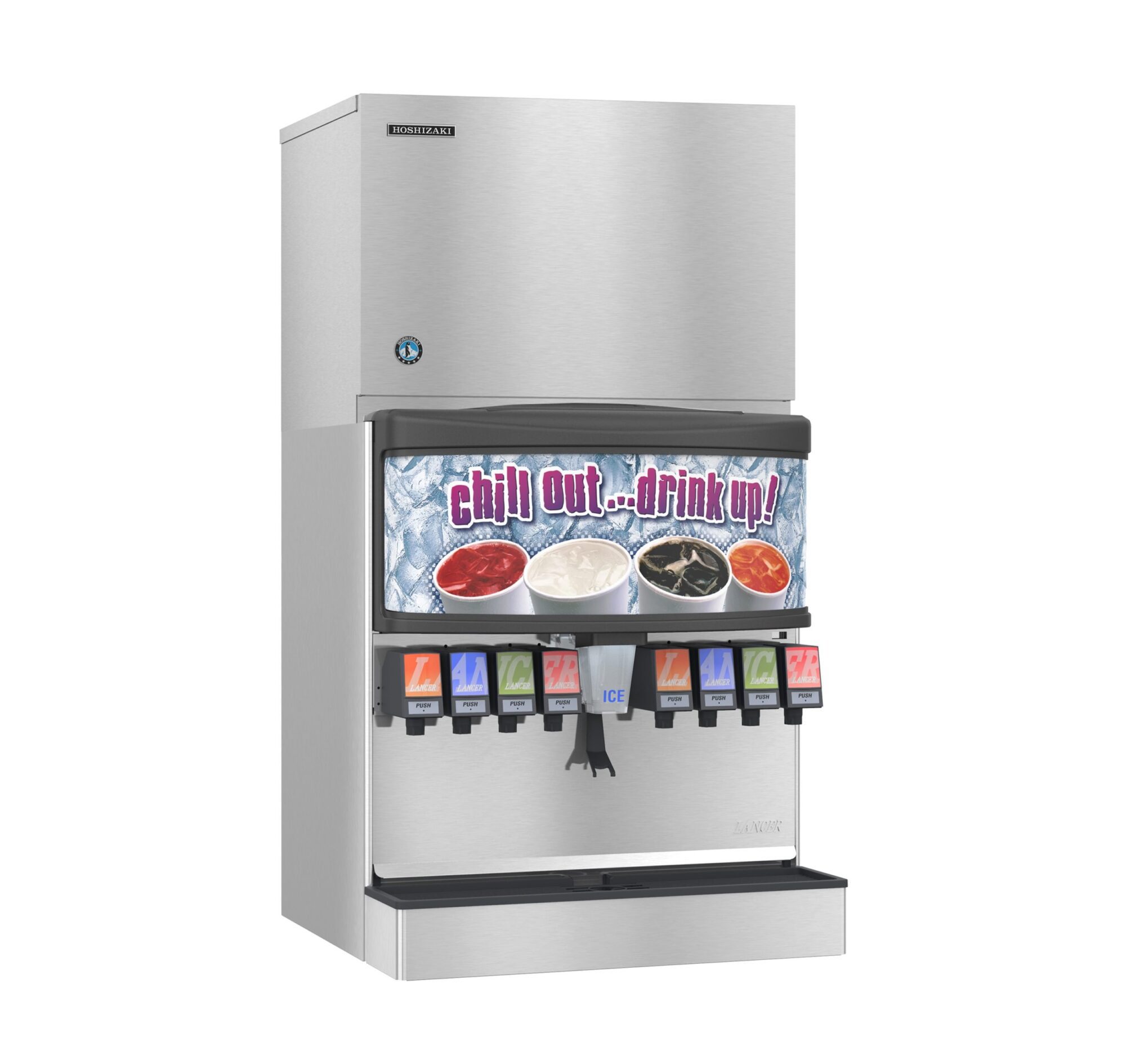 KMD-705MRJZ with URC-9FZ, Crescent Cuber Icemaker, Remote-cooled KMD705MRJZ
