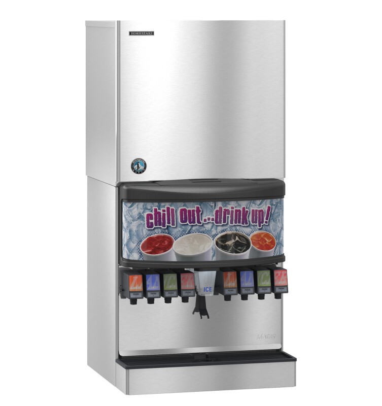 Hoshizaki KMD-860MRJZ with URC-9FZ, Crescent Cuber Icemaker, Remote-cooledTitle Stainless Steel KMD860MRJZ Picture 1