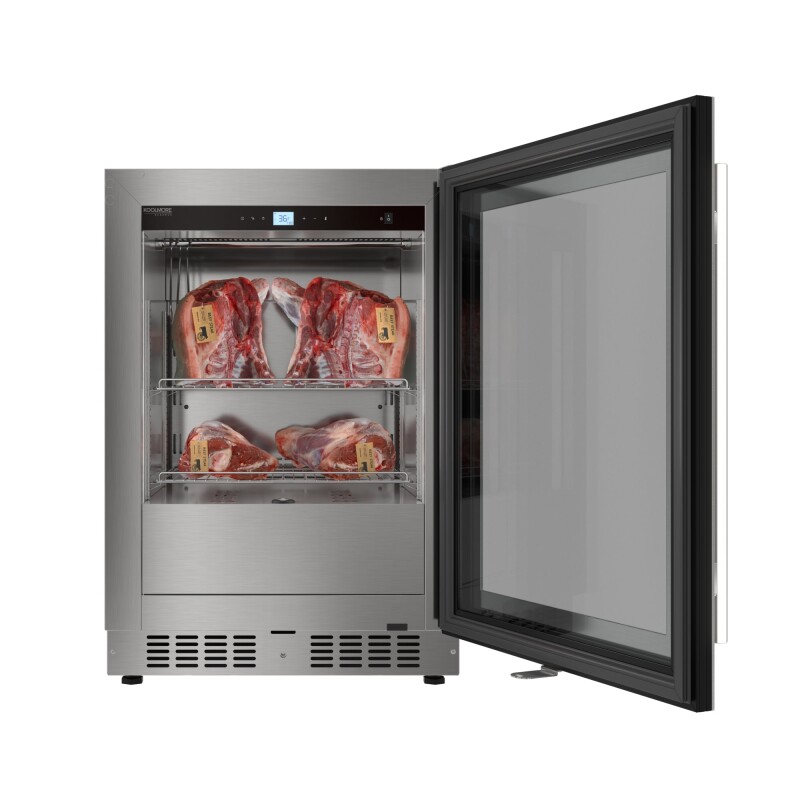 Reserve 24 in. Commercial and Residential Undercounter Dry Aging Refrigerator in Stainless Steel KMDAR34SS