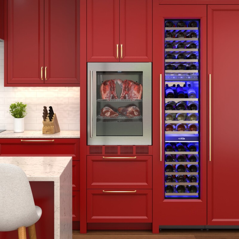 Reserve 24 in. Commercial and Residential Undercounter Dry Aging Refrigerator in Stainless Steel KMDAR34SS