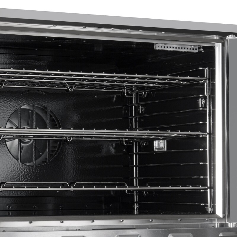38 in. Full Size Double Commercial LP Convection Oven 108,000 BTU Total With Stacking Kit KMDCCO54LP, product image 9 of 13