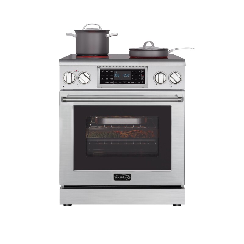 30 in. Electric Professional Range with Tilt Panel and Digital controls, Self-Cleaning, 16300W of Power, 240V in Stainless-Steel KMEPR30TDPSS