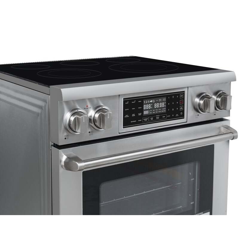30 in. Electric Professional Range with Tilt Panel and Digital controls, Self-Cleaning, 16300W of Power, 240V in Stainless-Steel KMEPR30TDPSS, product image 7 of 13