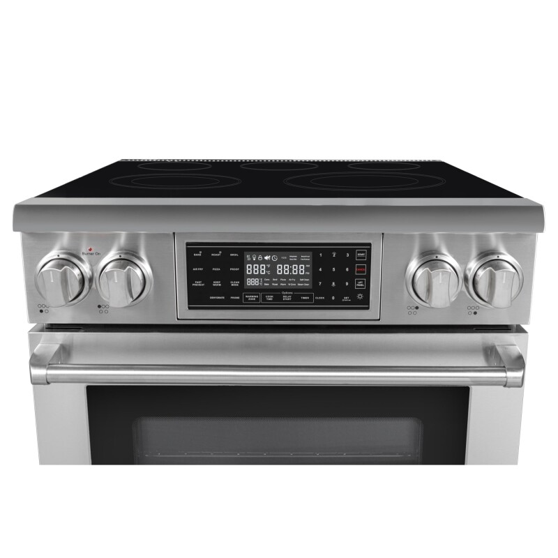 30 in. Electric Professional Range with Tilt Panel and Digital controls, Self-Cleaning, 16300W of Power, 240V in Stainless-Steel KMEPR30TDPSS, product image 9 of 13