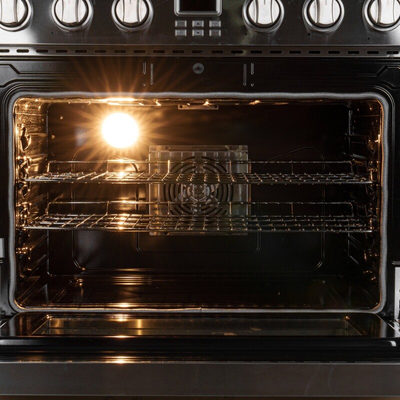 36 in. Professional Electric Range with 16600W of Power, 240V in Stainless-Steel KMEPR36APSS, product image 9 of 12