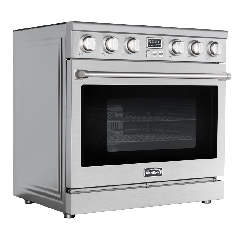 36 in. Professional Electric Range with 16600W of Power, 240V in Stainless-Steel KMEPR36APSS, product image 11 of 12