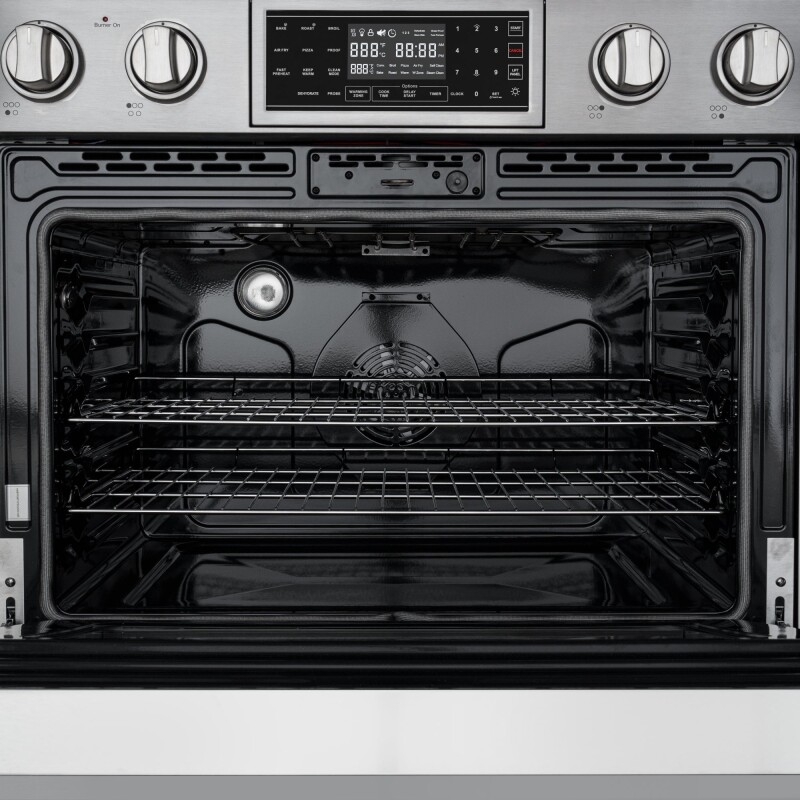 36 in. Electric Professional Range with Tilt Panel and Digital controls, Self-Cleaning, 16300W of Power, 240V in Stainless-Steel KMEPR36TDPSS, product image 8 of 13