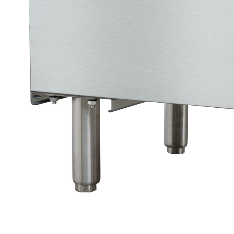 50 lb. Floor Standing Liquid Propane Commercial Fryer with 120,000 BTU in Stainless-Steel, ETL Listed KMFDF50LP, product image 11 of 12