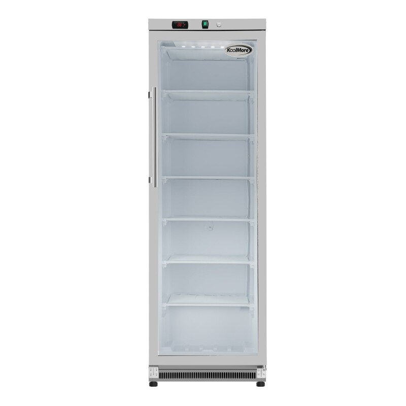 12 Cu. ft. Commercial Freezer with Glass Door in Stainless Steel - Manual Defrost KMFMD12SGD