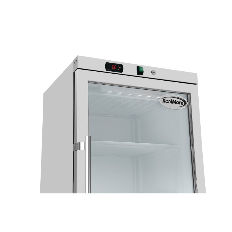 12 Cu. ft. Commercial Freezer with Glass Door in Stainless Steel - Manual Defrost KMFMD12SGD