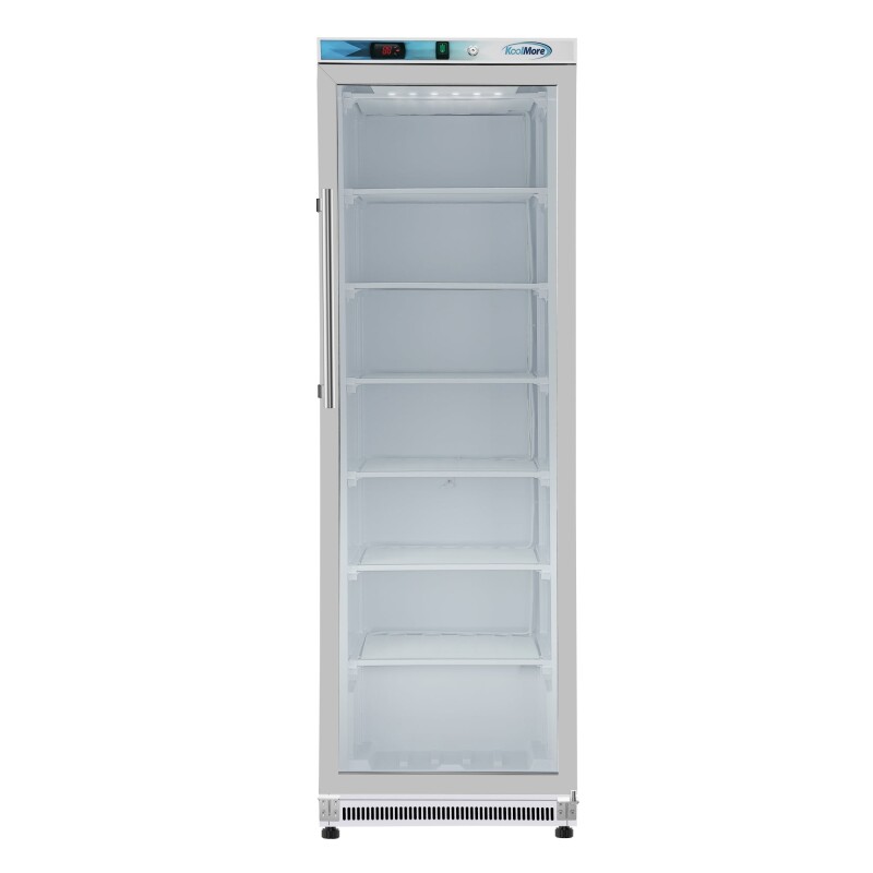 12 Cu. ft. Commercial Freezer with Glass Door in White - Manual Defrost KMFMD12WGD