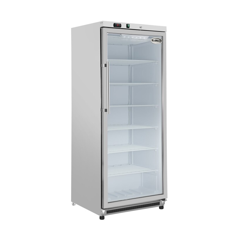 21 Cu. Ft. Commercial Freezer with Glass Door in Stainless Steel - Manual Defrost KMFMD20SGD