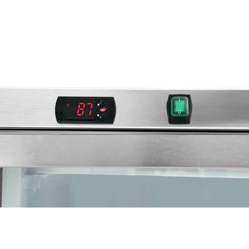21 Cu. Ft. Commercial Freezer with Glass Door in Stainless Steel - Manual Defrost KMFMD20SGD