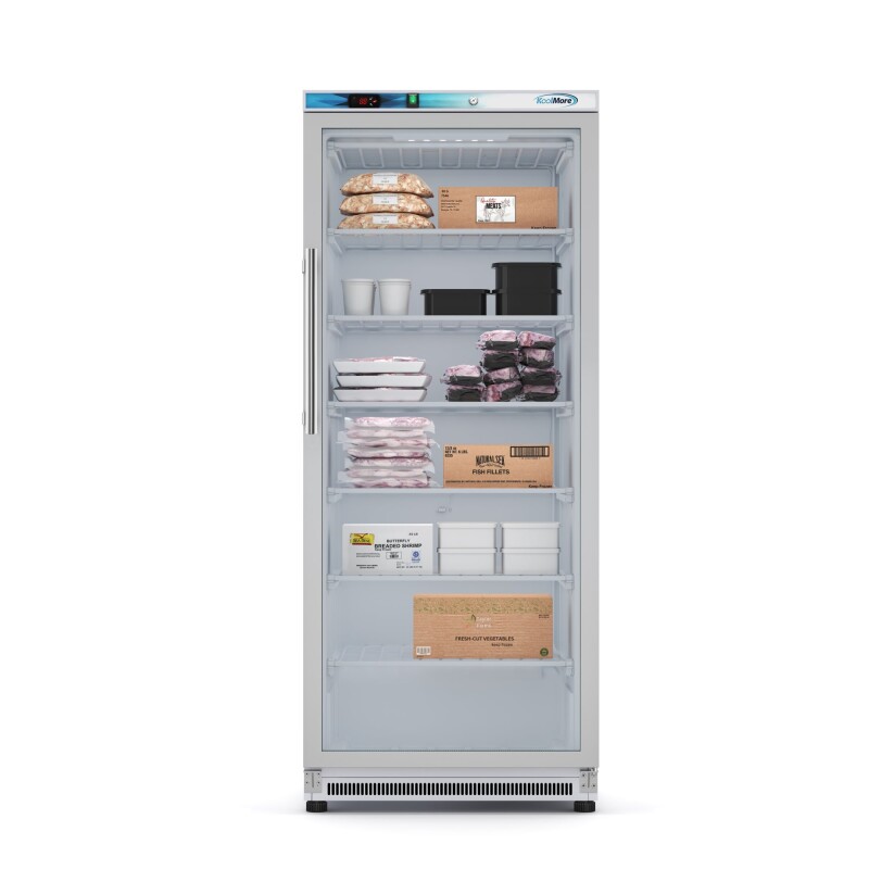 21 Cu. Ft. Commercial Freezer with Glass Door in White - Manual Defrost KMFMD20WGD