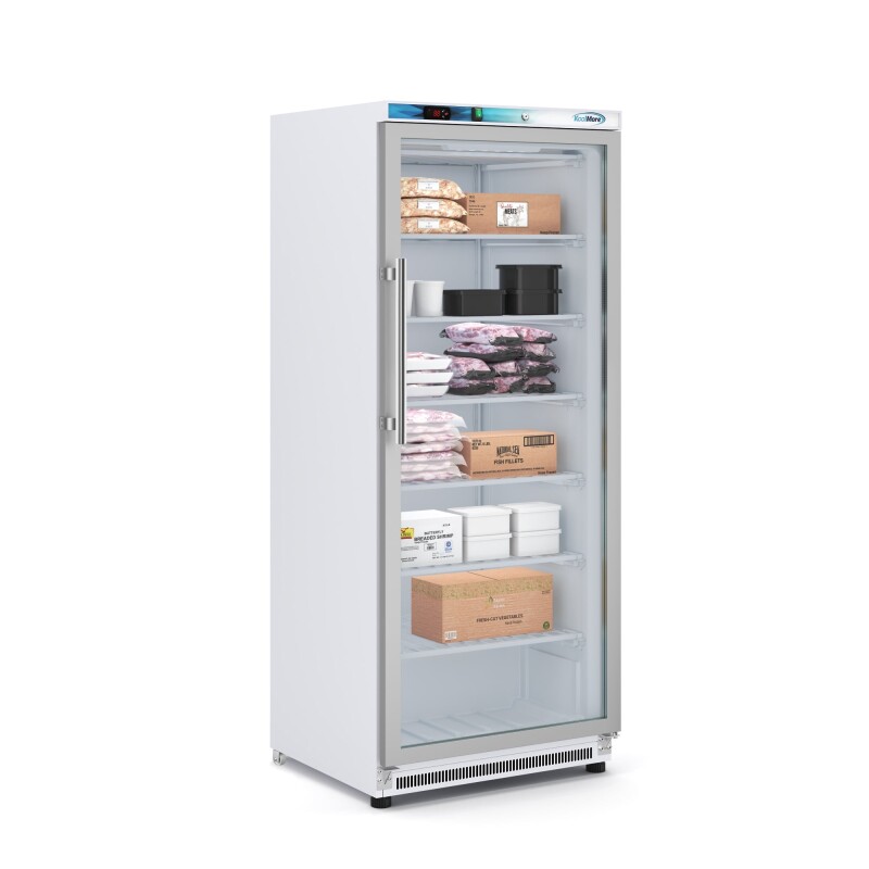 21 Cu. Ft. Commercial Freezer with Glass Door in White - Manual Defrost KMFMD20WGD