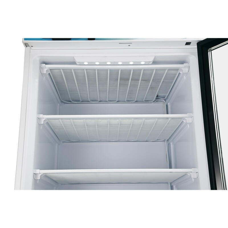21 Cu. Ft. Commercial Freezer with Glass Door in White - Manual Defrost KMFMD20WGD