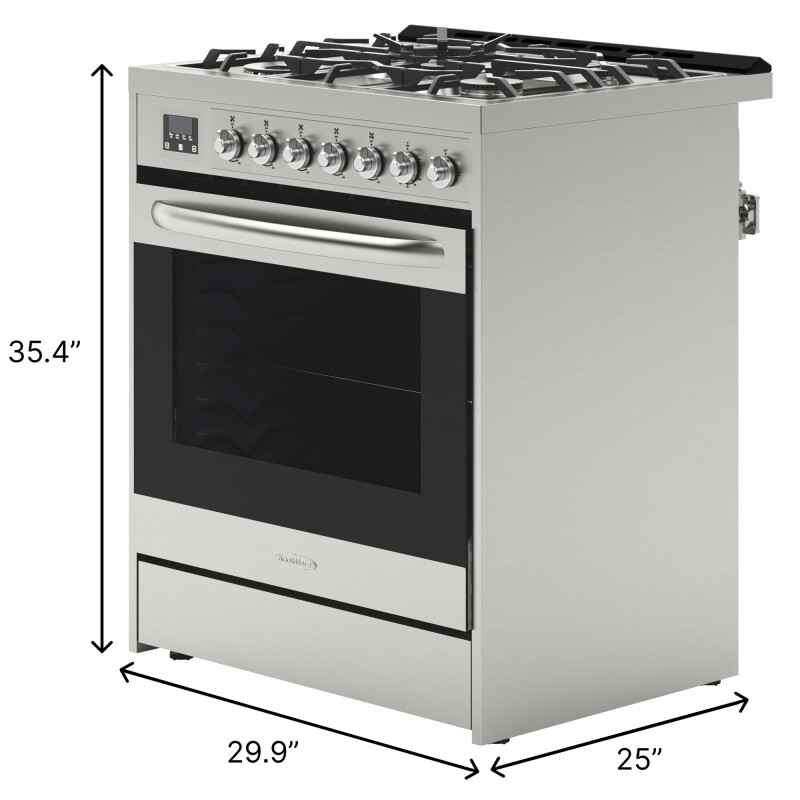 30 in. Stainless-Steel Professional Gas Range KMFR30GSS