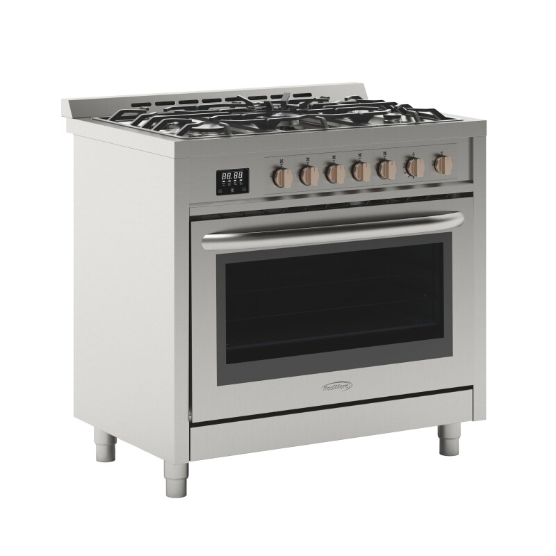 36 in. Stainless Steel Professional Gas range with Legs KMFR36GLSS