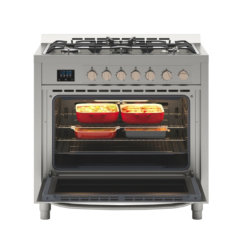 36 in. Stainless Steel Professional Gas range with Legs KMFR36GLSS
