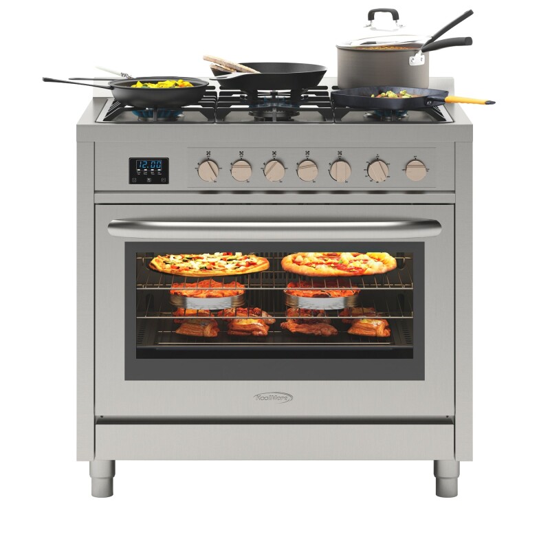 36 in. Stainless Steel Professional Gas range with Legs KMFR36GLSS