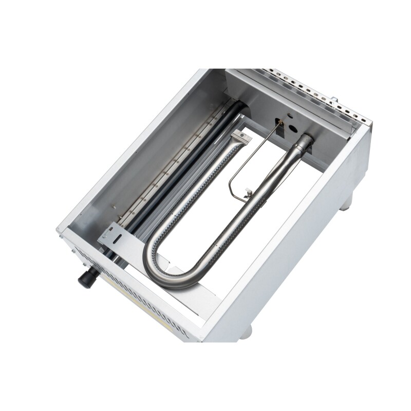 16 in. Commercial 1-Burner Natural Gas Charbroiler with 30,000 BTU in Stainless-Steel KMGCB118M, product image 9 of 12